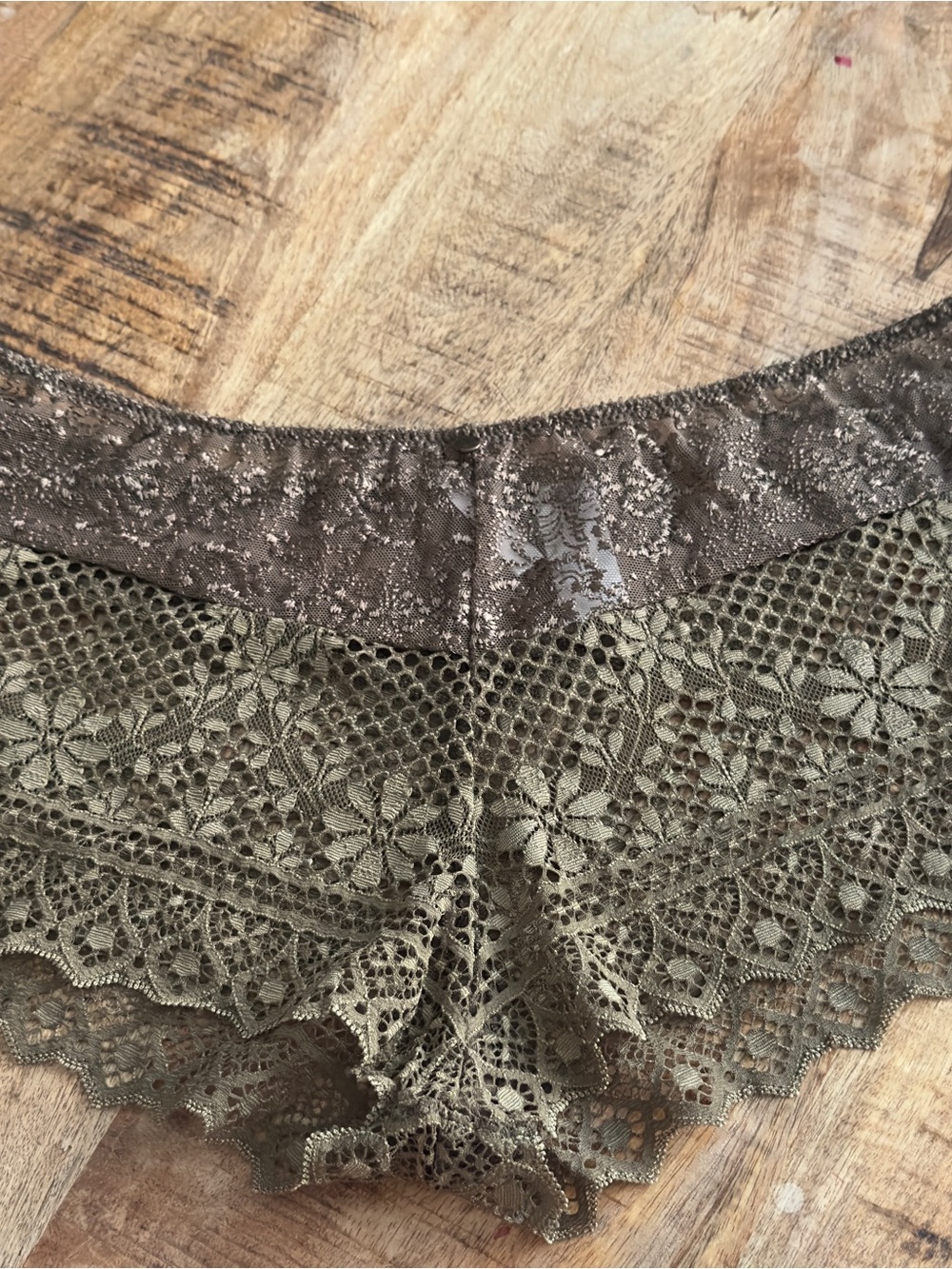 Empreinte Olive Lace Boyshort Panty - Intimates